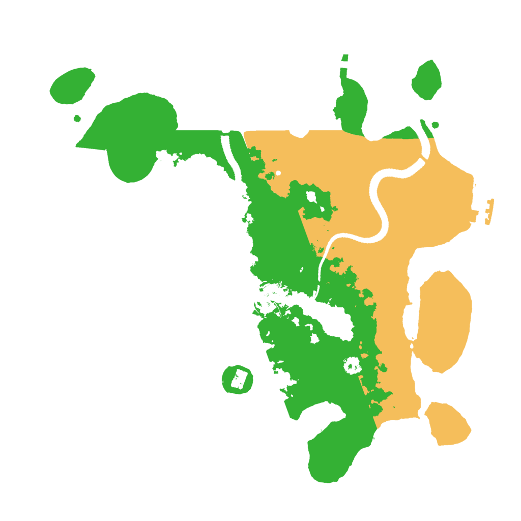 Biome Rust Map: Procedural Map, Size: 3000, Seed: 844663537