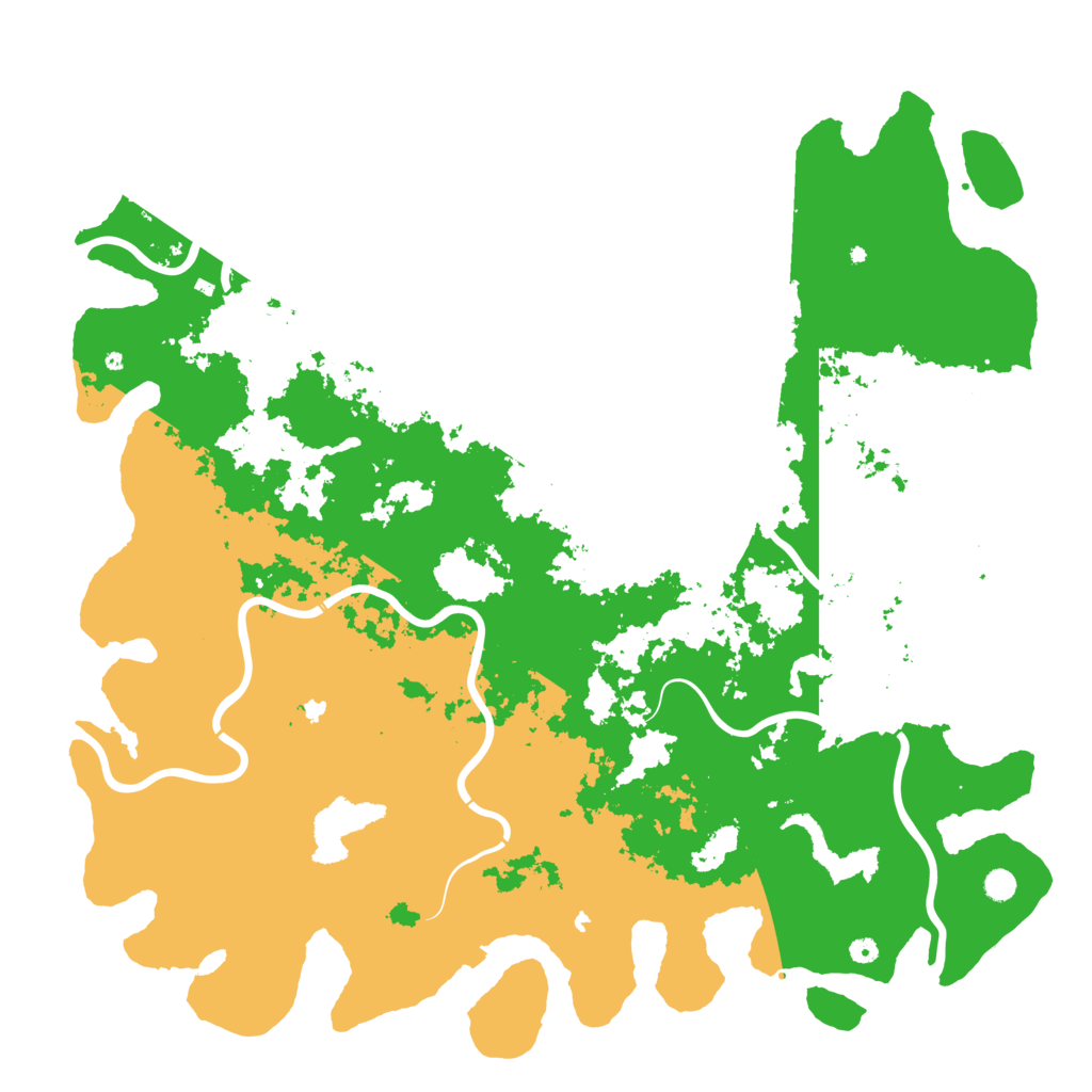 Biome Rust Map: Procedural Map, Size: 6000, Seed: 481988