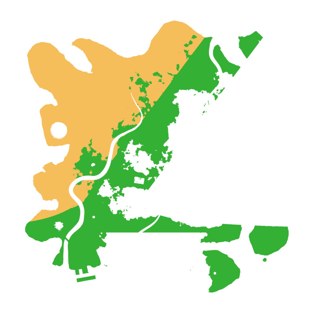 Biome Rust Map: Procedural Map, Size: 3300, Seed: 1457170347