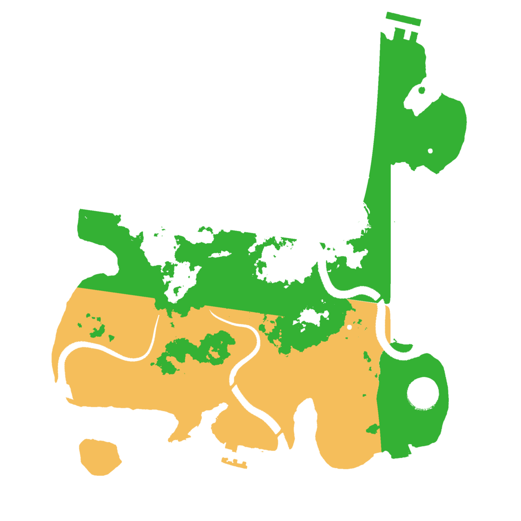 Biome Rust Map: Procedural Map, Size: 3000, Seed: 2027778765