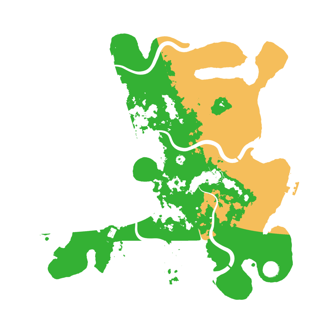 Biome Rust Map: Procedural Map, Size: 3500, Seed: 717752887
