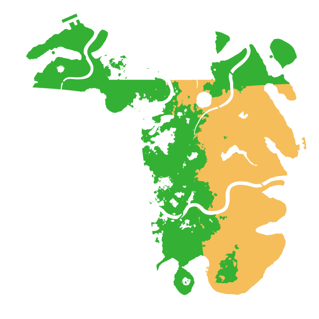 Biome Rust Map: Procedural Map, Size: 4000, Seed: 7788899