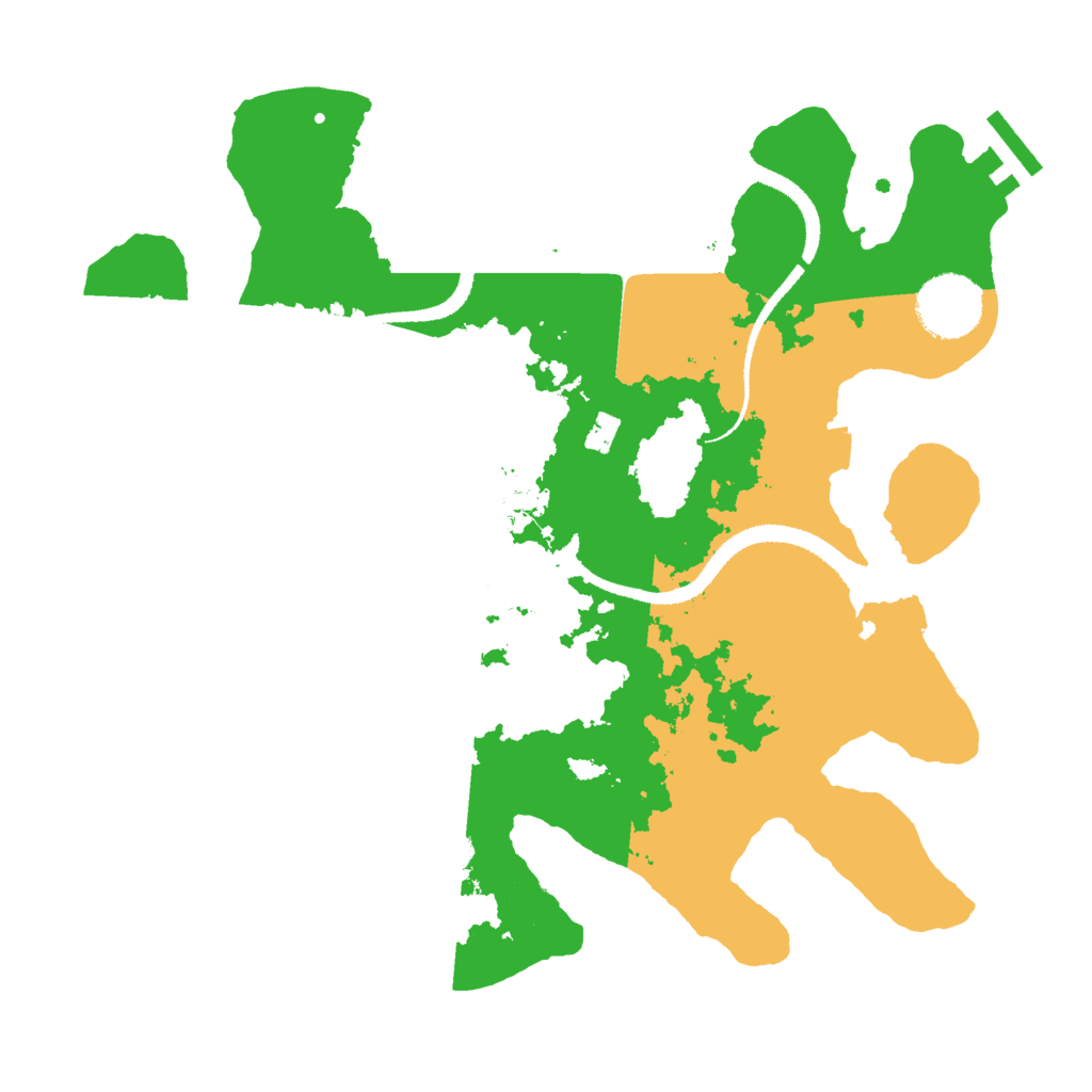Biome Rust Map: Procedural Map, Size: 3000, Seed: 1624316213