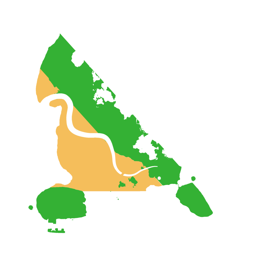 Biome Rust Map: Procedural Map, Size: 2250, Seed: 5000