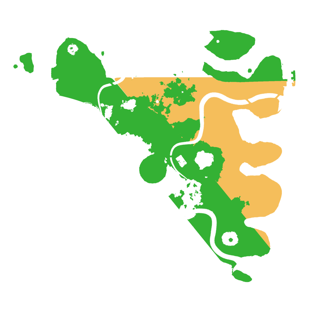 Biome Rust Map: Procedural Map, Size: 3000, Seed: 72433