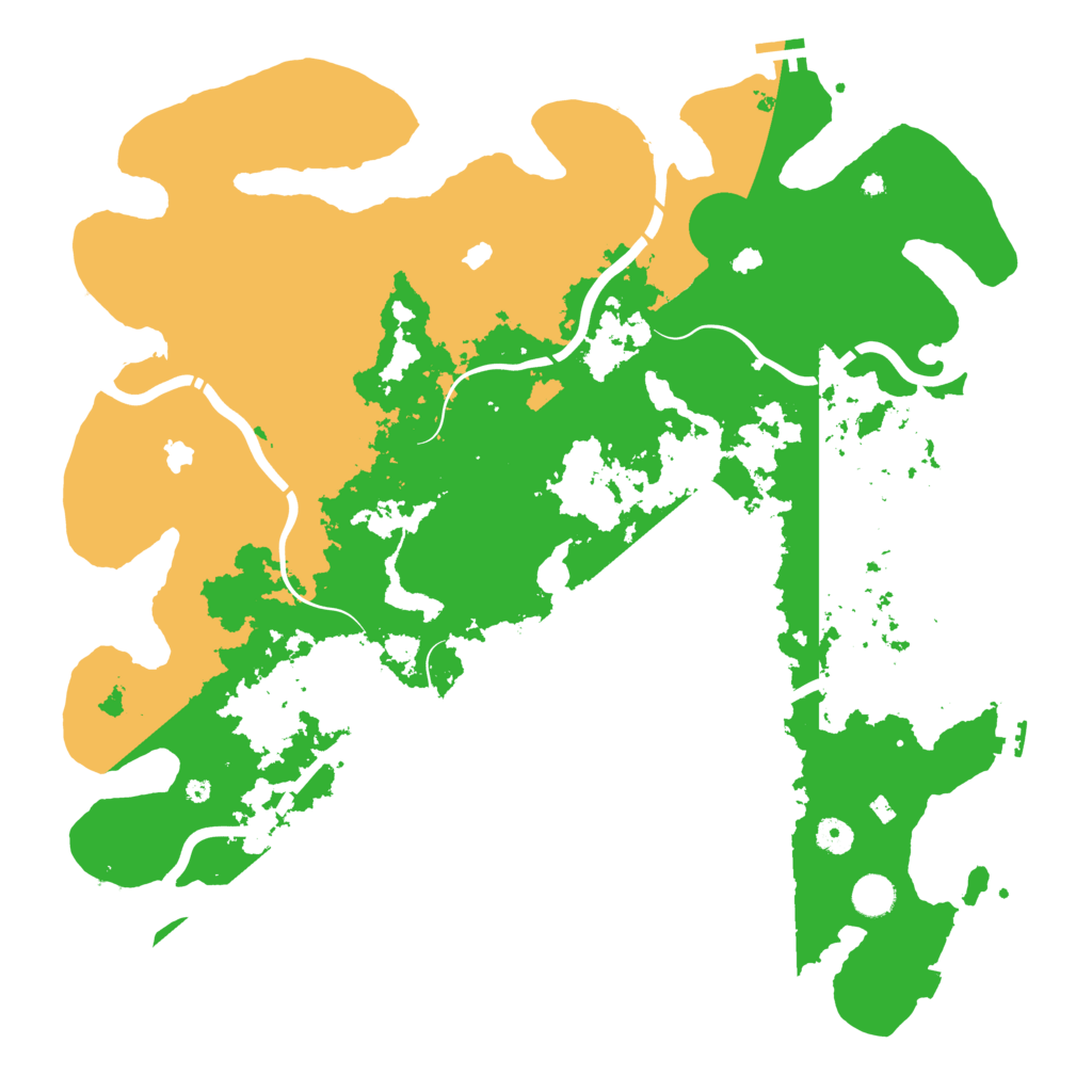 Biome Rust Map: Procedural Map, Size: 4500, Seed: 1628485221
