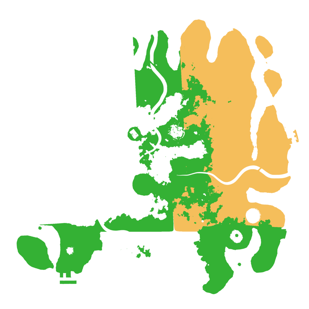 Biome Rust Map: Procedural Map, Size: 3750, Seed: 855055574