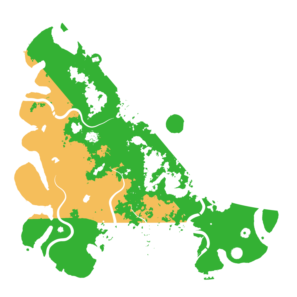 Biome Rust Map: Procedural Map, Size: 4500, Seed: 5318523