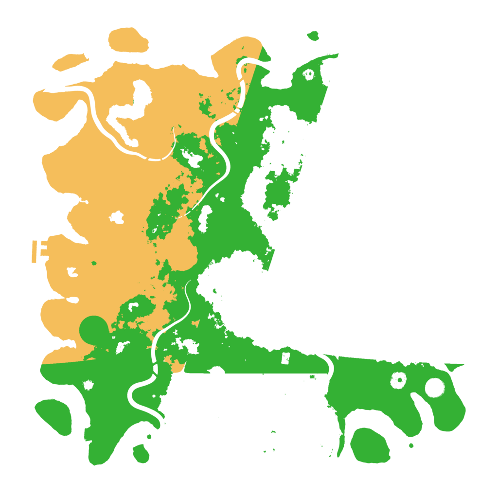 Biome Rust Map: Procedural Map, Size: 4500, Seed: 98756734