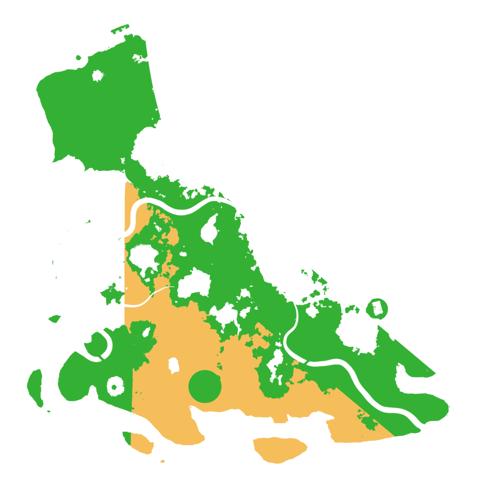 Biome Rust Map: Procedural Map, Size: 4000, Seed: 2520