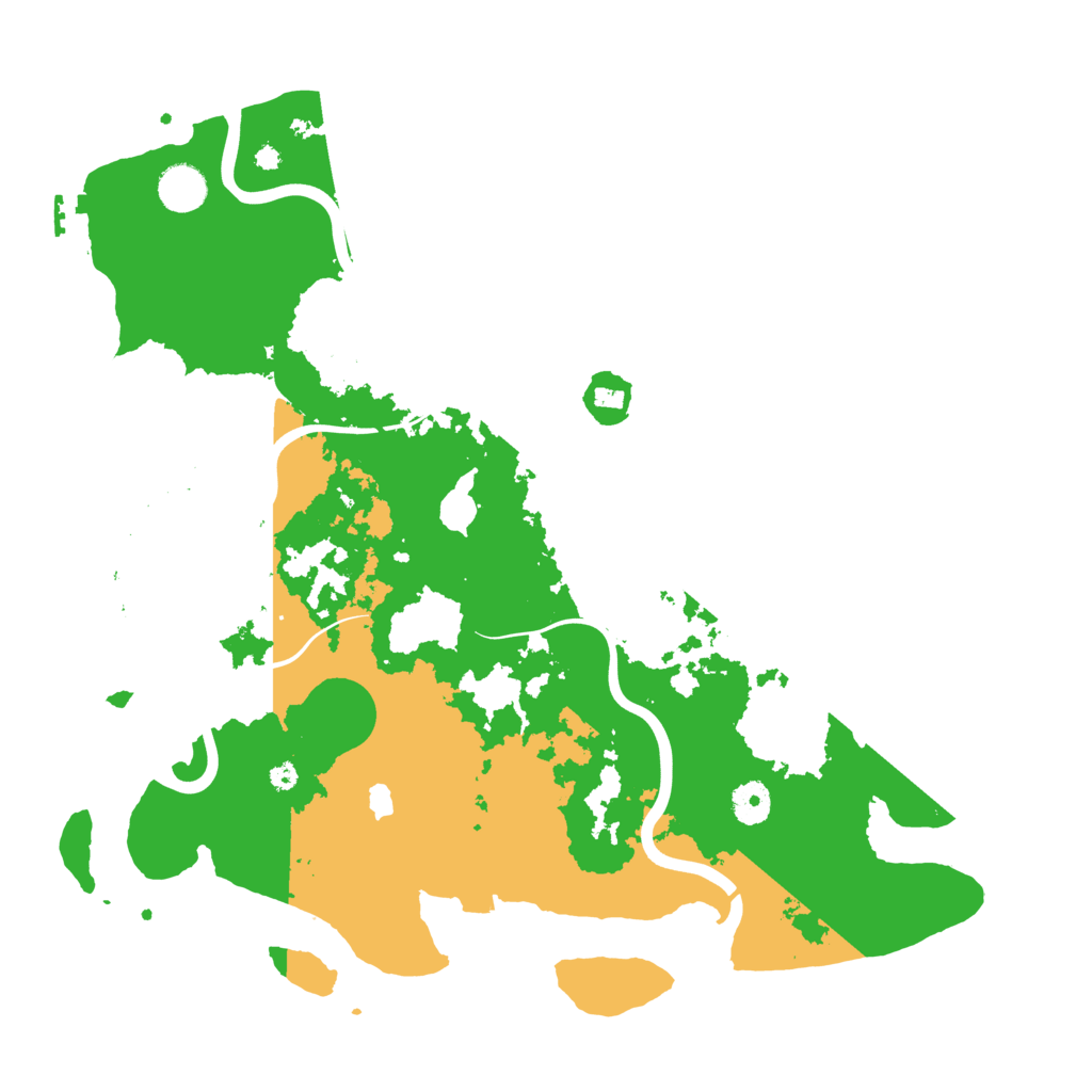 Biome Rust Map: Procedural Map, Size: 4000, Seed: 2520