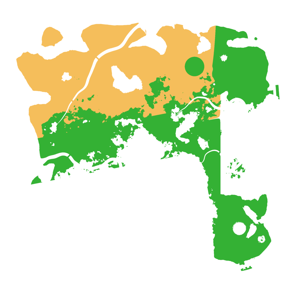 Biome Rust Map: Procedural Map, Size: 4000, Seed: 515