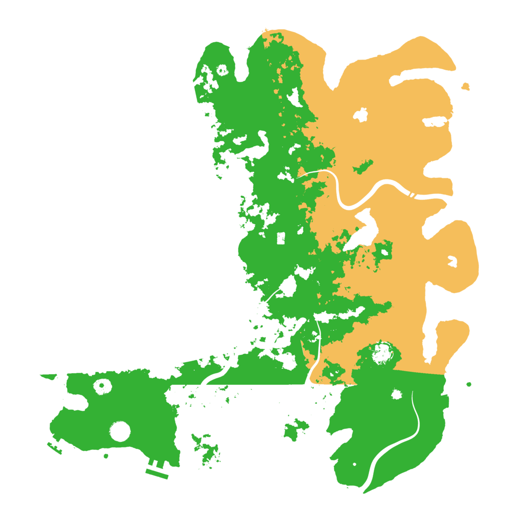 Biome Rust Map: Procedural Map, Size: 4500, Seed: 564942299
