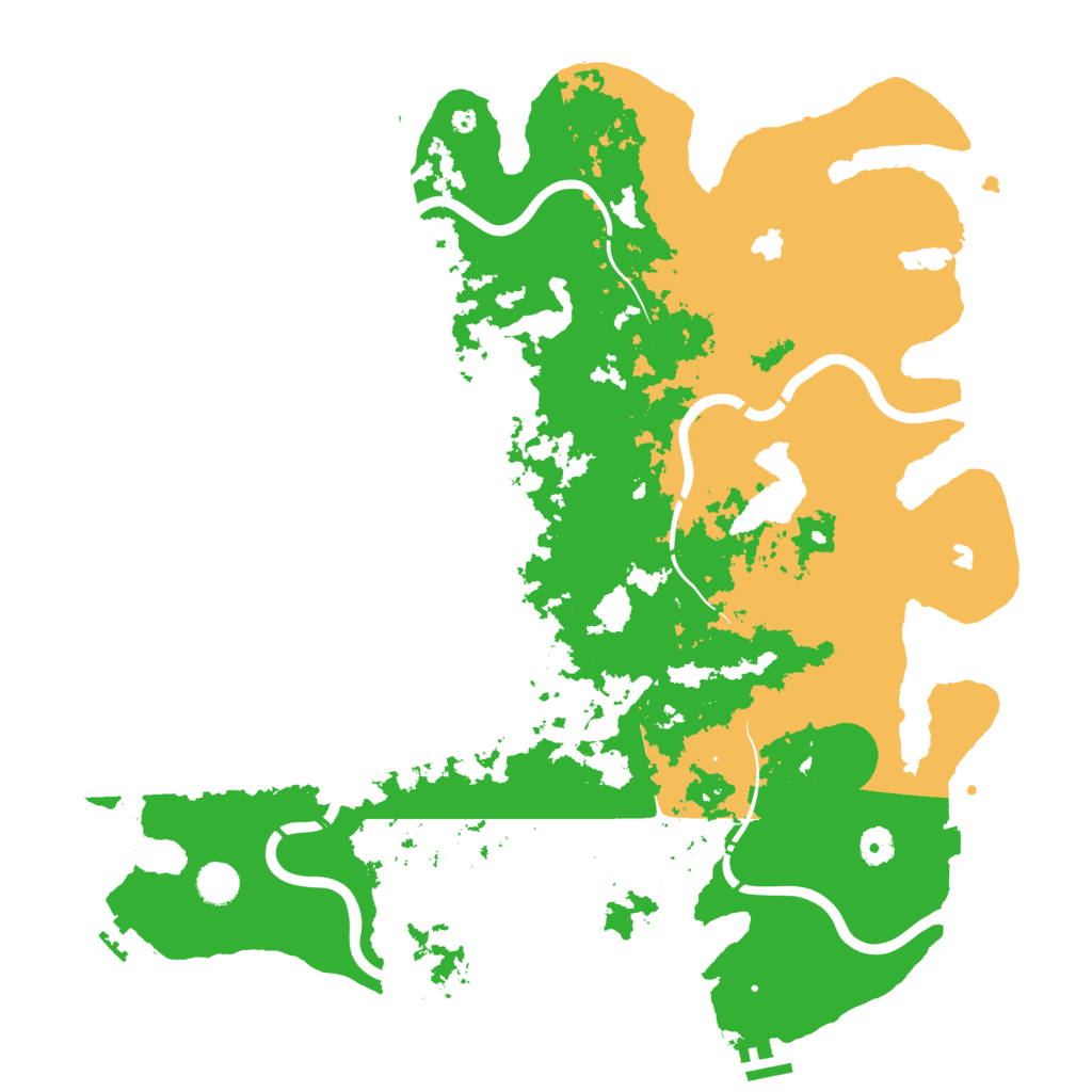 Biome Rust Map: Procedural Map, Size: 4500, Seed: 564942299