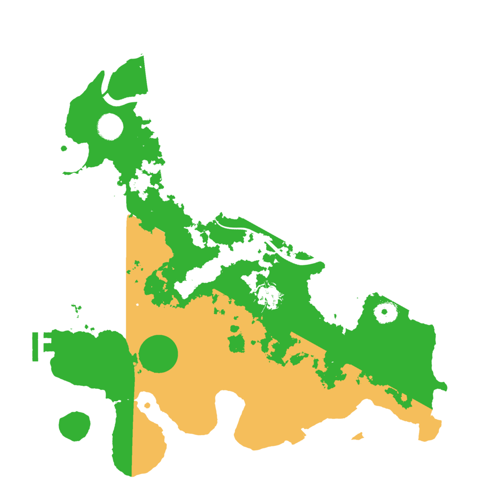 Biome Rust Map: Procedural Map, Size: 3500, Seed: 309430443