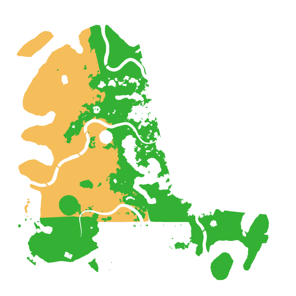 Biome Rust Map: Procedural Map, Size: 4000, Seed: 34713