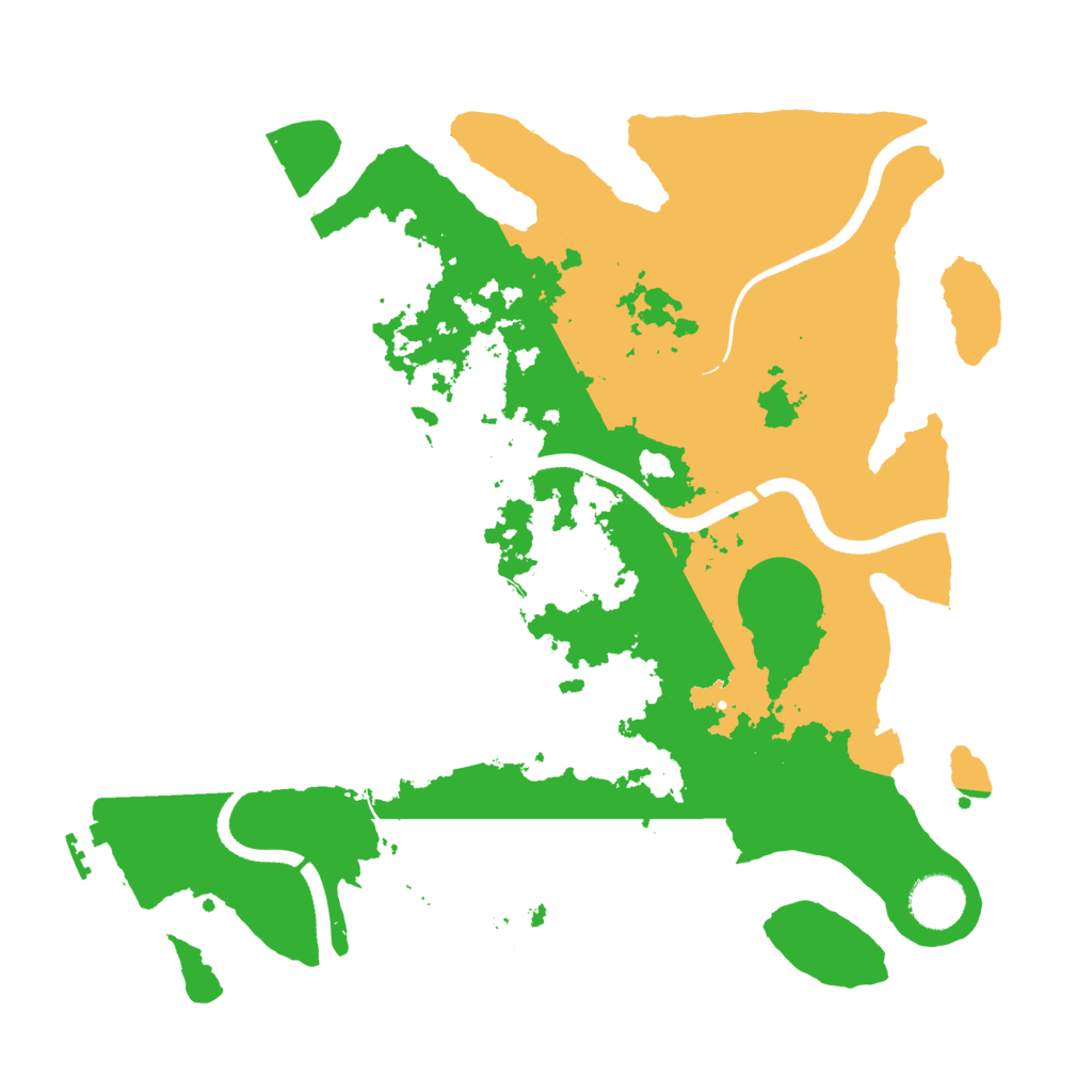 Biome Rust Map: Procedural Map, Size: 3500, Seed: 1816220279