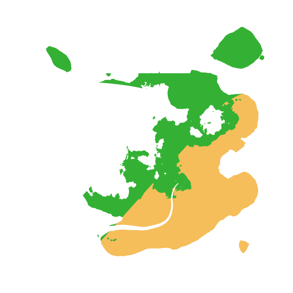 Biome Rust Map: Procedural Map, Size: 2500, Seed: 1854469941