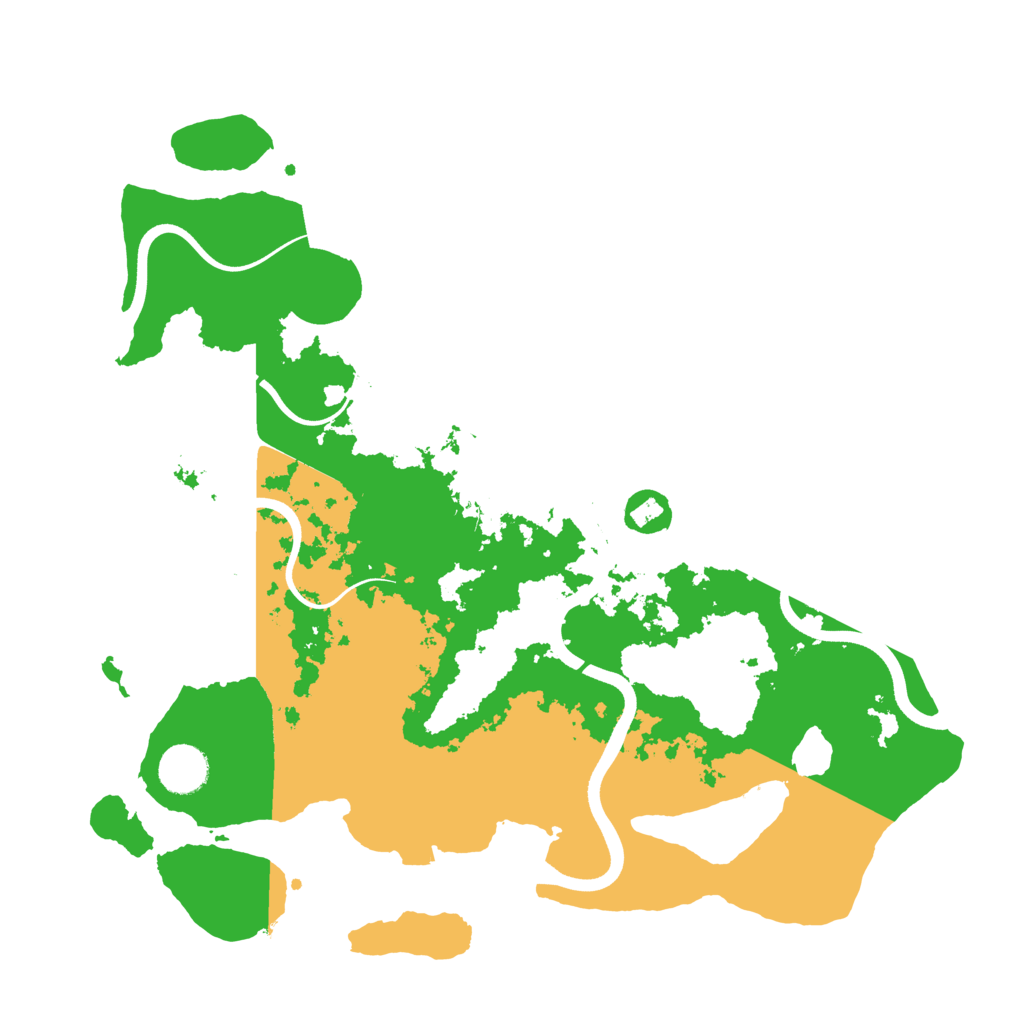Biome Rust Map: Procedural Map, Size: 3700, Seed: 563092436