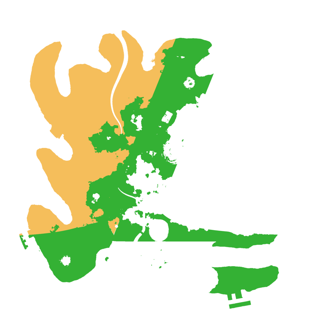 Biome Rust Map: Procedural Map, Size: 3000, Seed: 21482