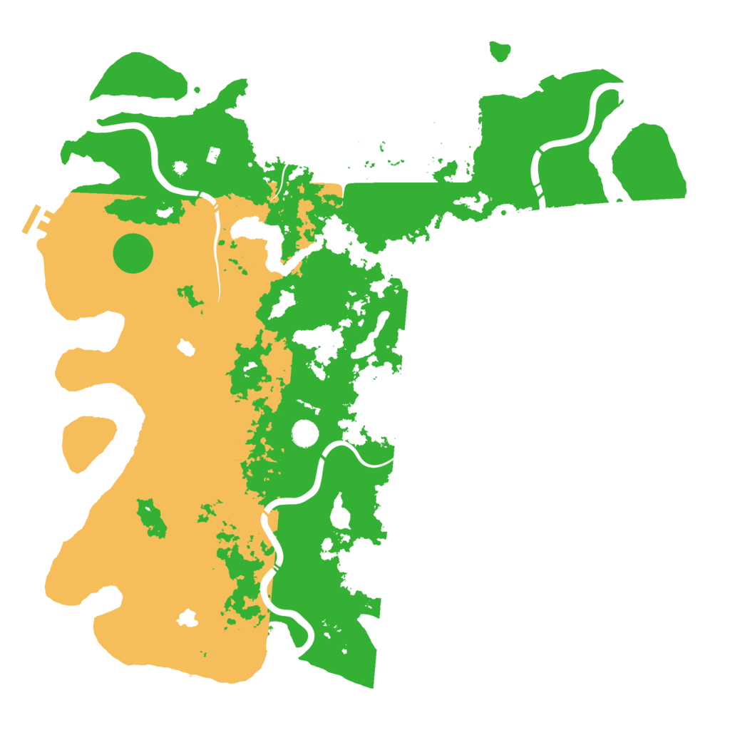 Biome Rust Map: Procedural Map, Size: 4800, Seed: 54066523