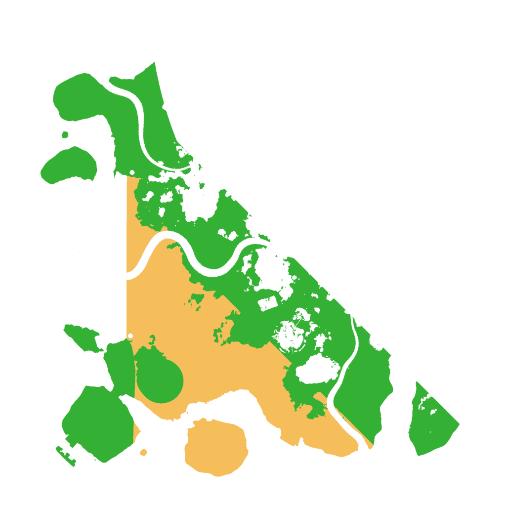 Biome Rust Map: Procedural Map, Size: 3000, Seed: 26245