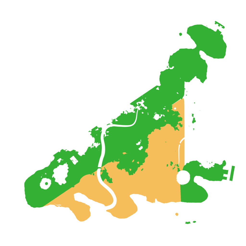 Biome Rust Map: Procedural Map, Size: 3300, Seed: 1681346961