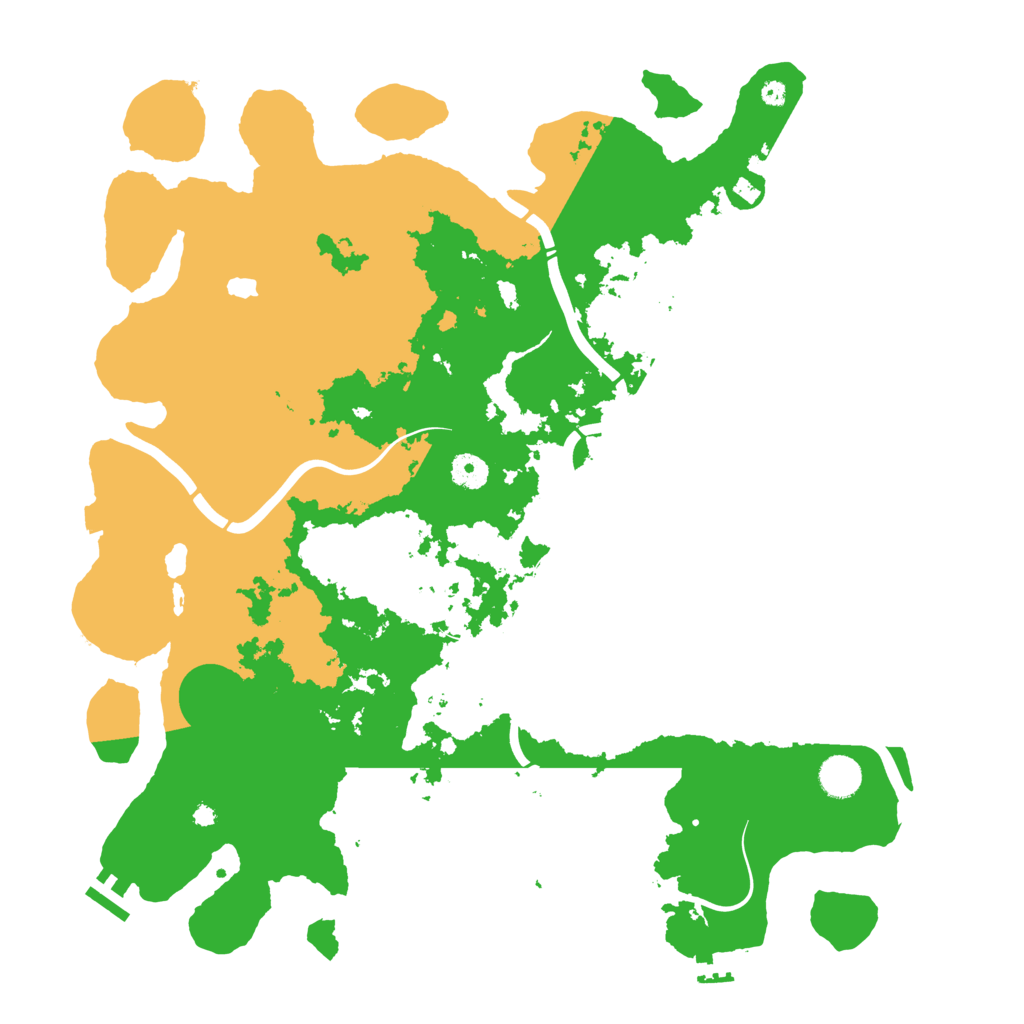 Biome Rust Map: Procedural Map, Size: 4250, Seed: 3669