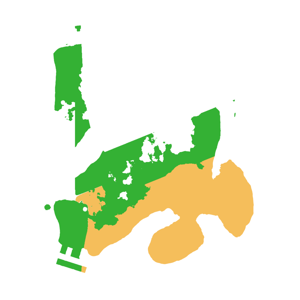 Biome Rust Map: Procedural Map, Size: 2000, Seed: 21212424