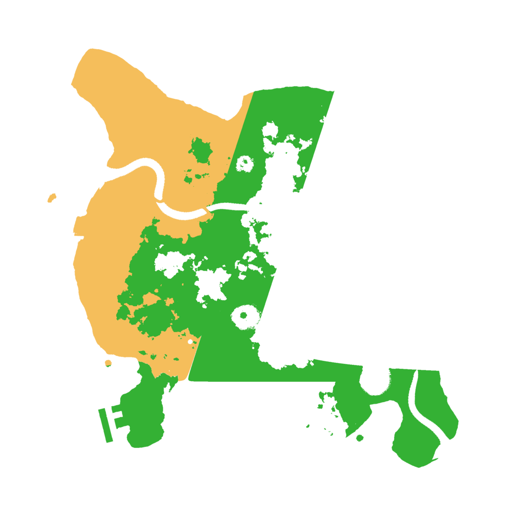 Biome Rust Map: Procedural Map, Size: 3000, Seed: 350427499