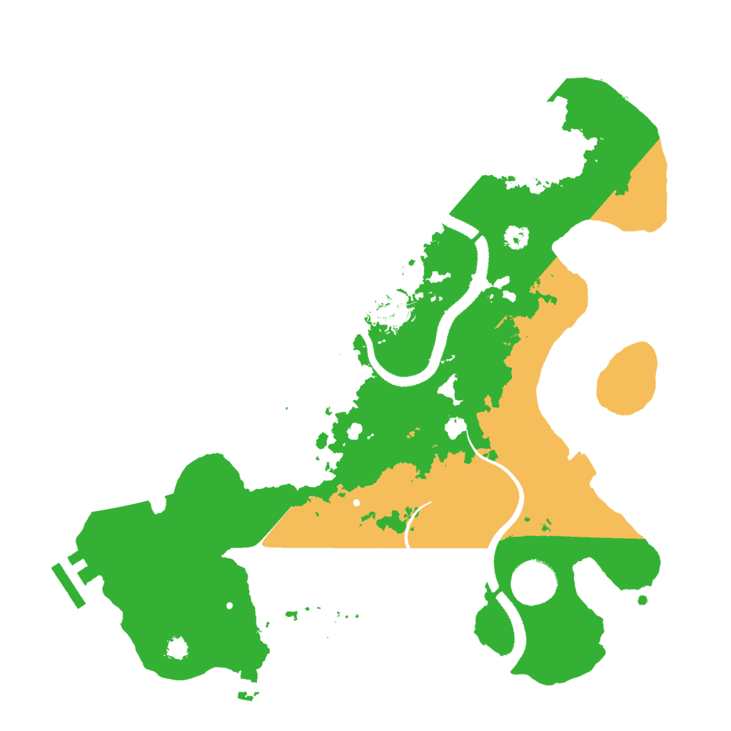 Biome Rust Map: Procedural Map, Size: 3000, Seed: 1368768313