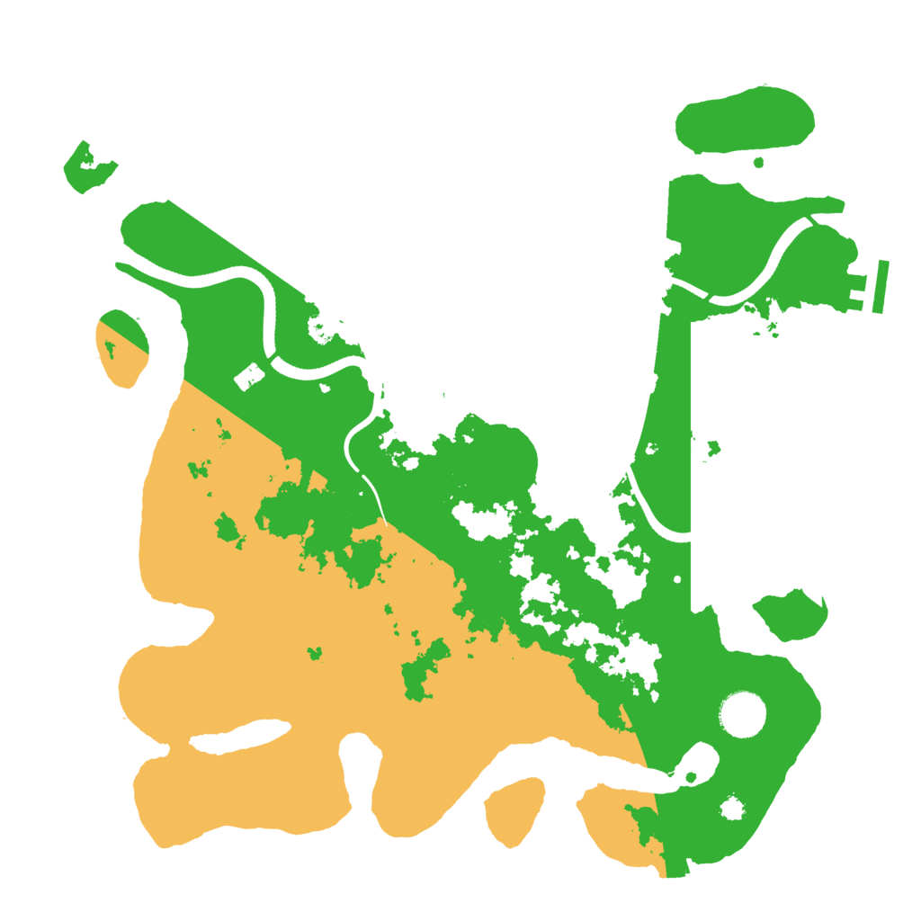 Biome Rust Map: Procedural Map, Size: 3500, Seed: 1795225133