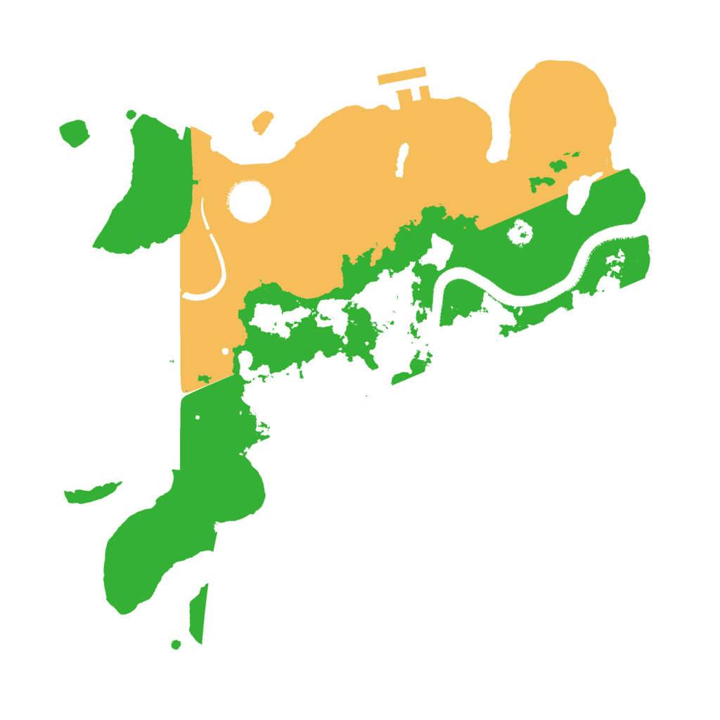 Biome Rust Map: Procedural Map, Size: 3000, Seed: 109653859