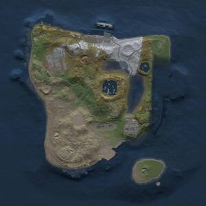 Thumbnail Rust Map: Procedural Map, Size: 2000, Seed: 1829061645, 7 Monuments