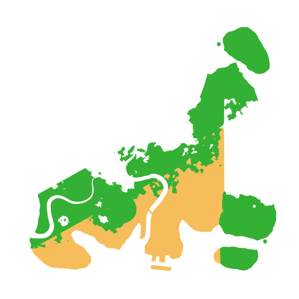 Biome Rust Map: Procedural Map, Size: 3000, Seed: 895602