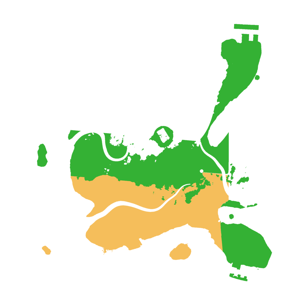 Biome Rust Map: Procedural Map, Size: 2500, Seed: 327064230