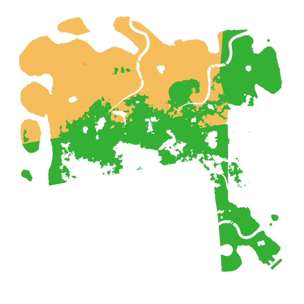 Biome Rust Map: Procedural Map, Size: 4500, Seed: 1629358783