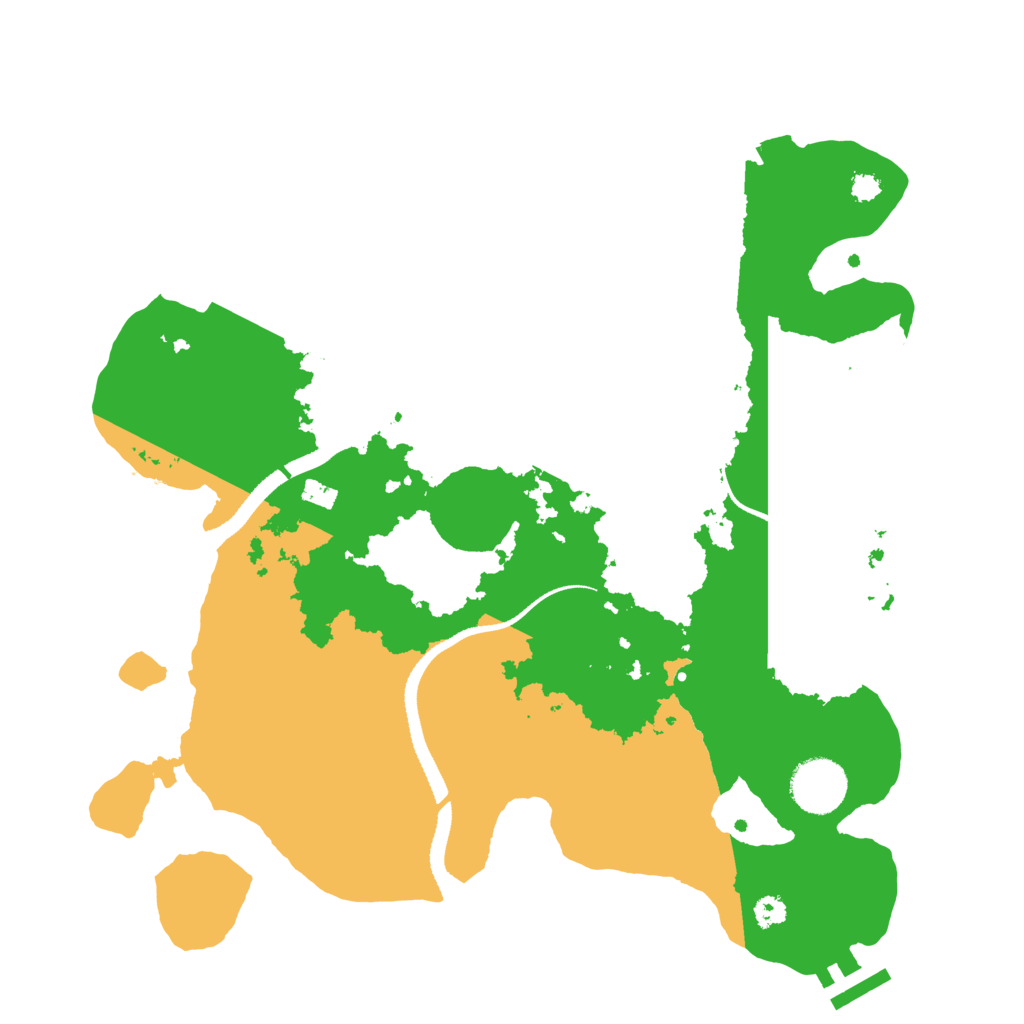 Biome Rust Map: Procedural Map, Size: 3250, Seed: 1358913117