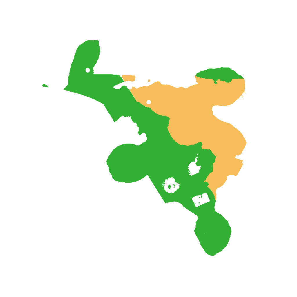 Biome Rust Map: Procedural Map, Size: 2000, Seed: 1232131