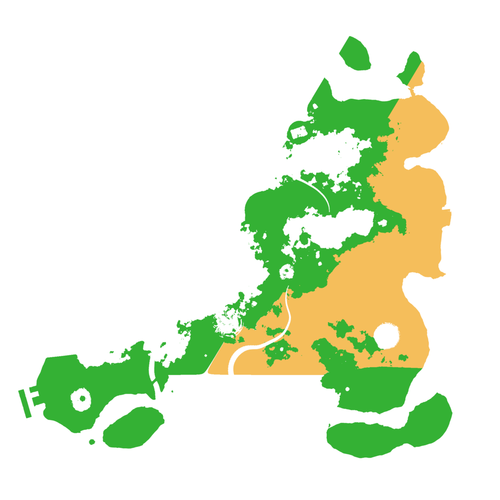 Biome Rust Map: Procedural Map, Size: 3500, Seed: 562565265