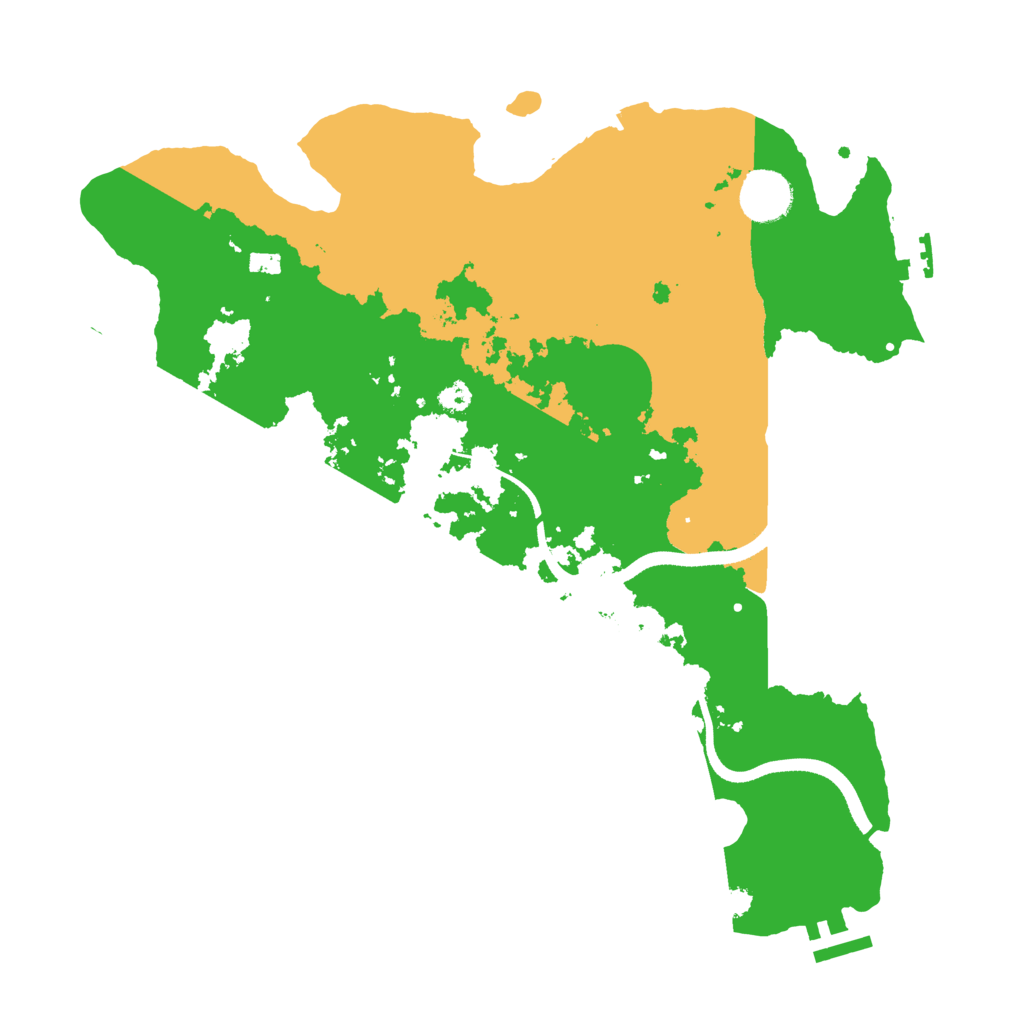 Biome Rust Map: Procedural Map, Size: 3500, Seed: 381733406