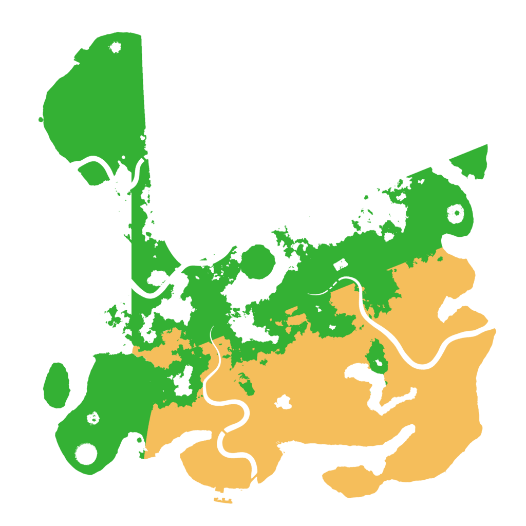Biome Rust Map: Procedural Map, Size: 4300, Seed: 166589338