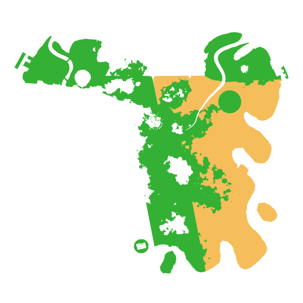Biome Rust Map: Procedural Map, Size: 3500, Seed: 933155183
