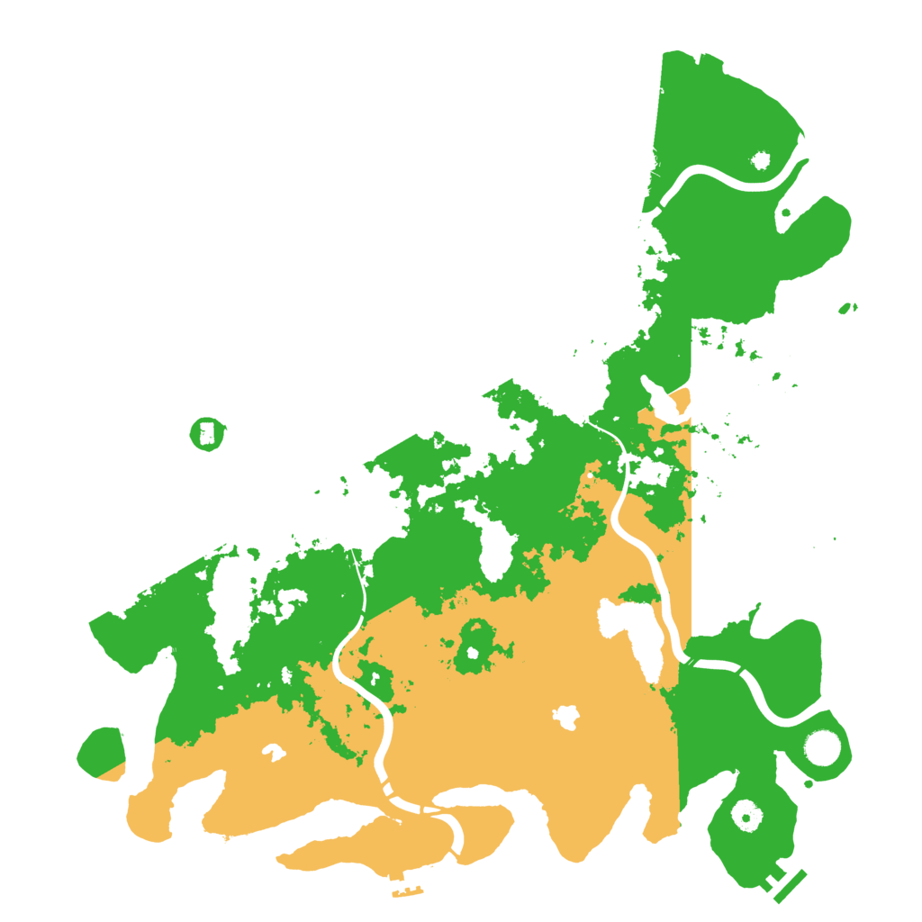 Biome Rust Map: Procedural Map, Size: 4500, Seed: 26062025