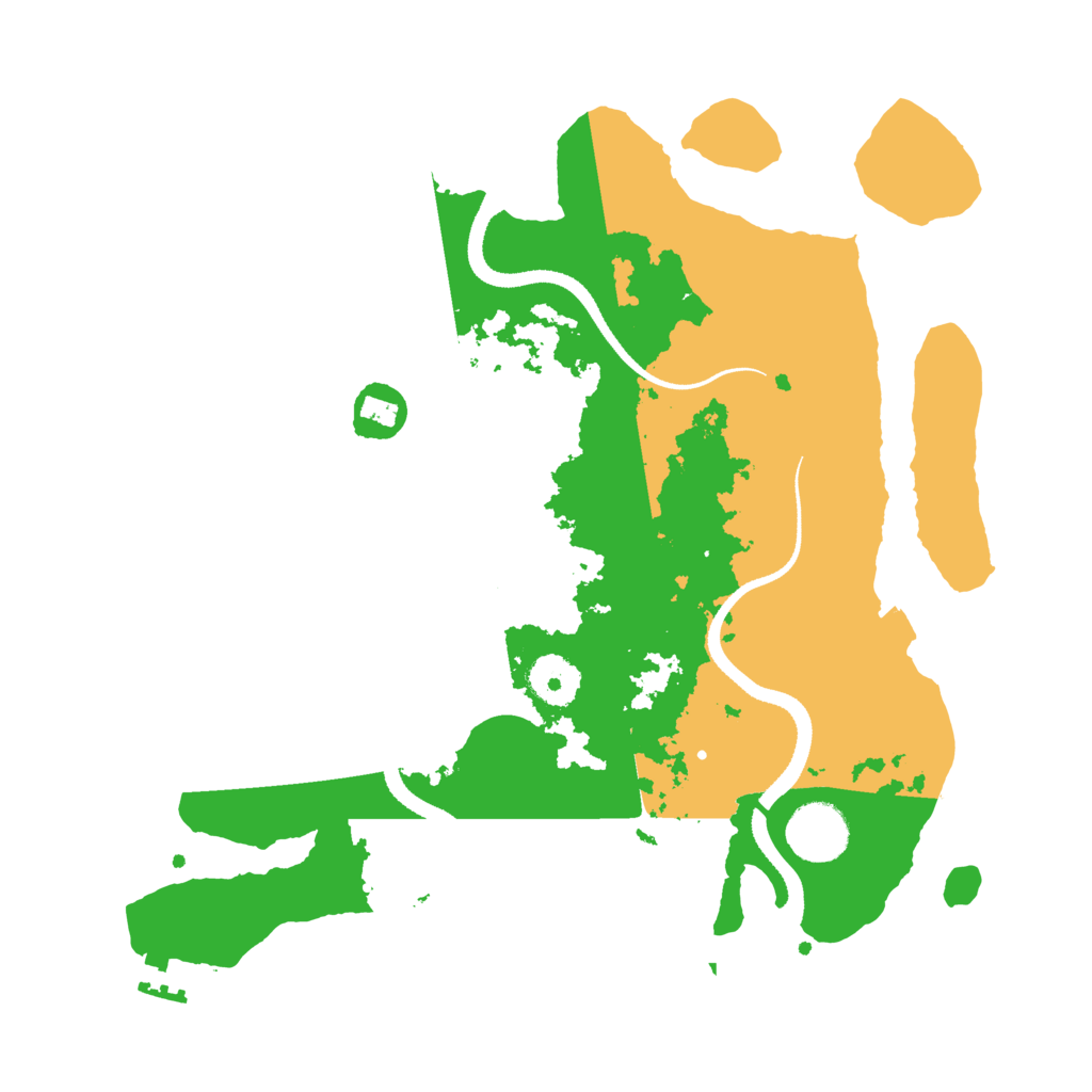 Biome Rust Map: Procedural Map, Size: 3300, Seed: 141563490