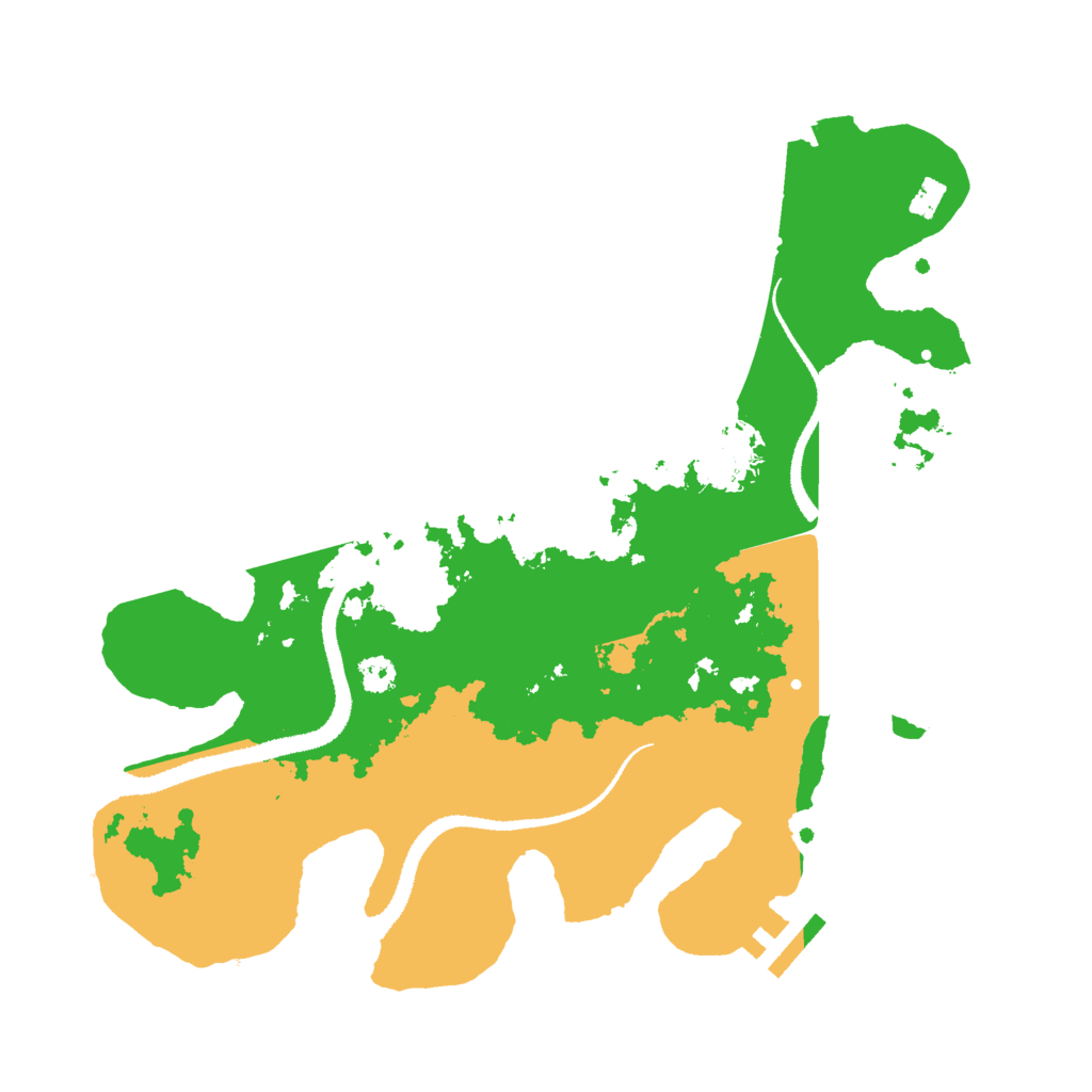 Biome Rust Map: Procedural Map, Size: 3000, Seed: 66736