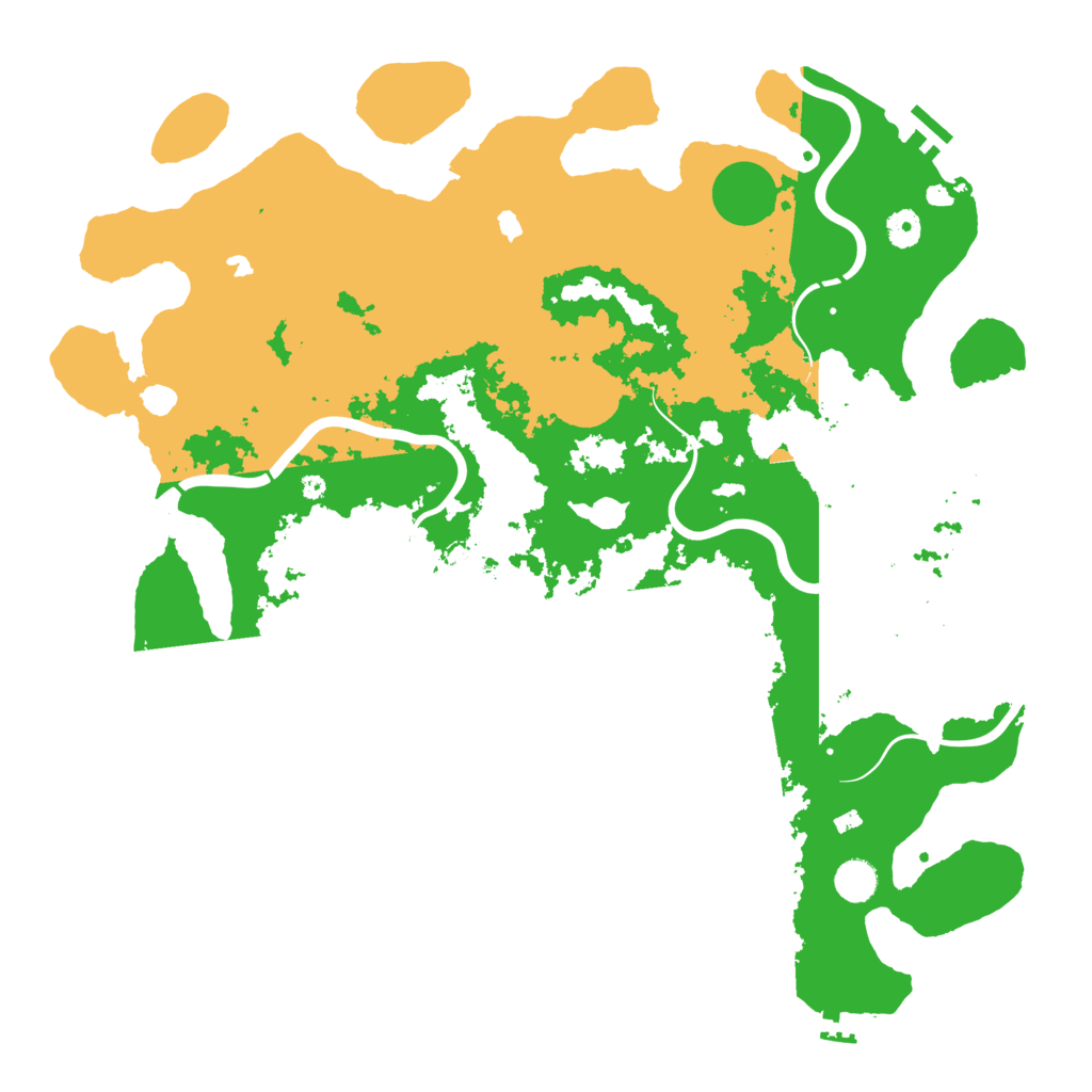 Biome Rust Map: Procedural Map, Size: 4500, Seed: 2086203437