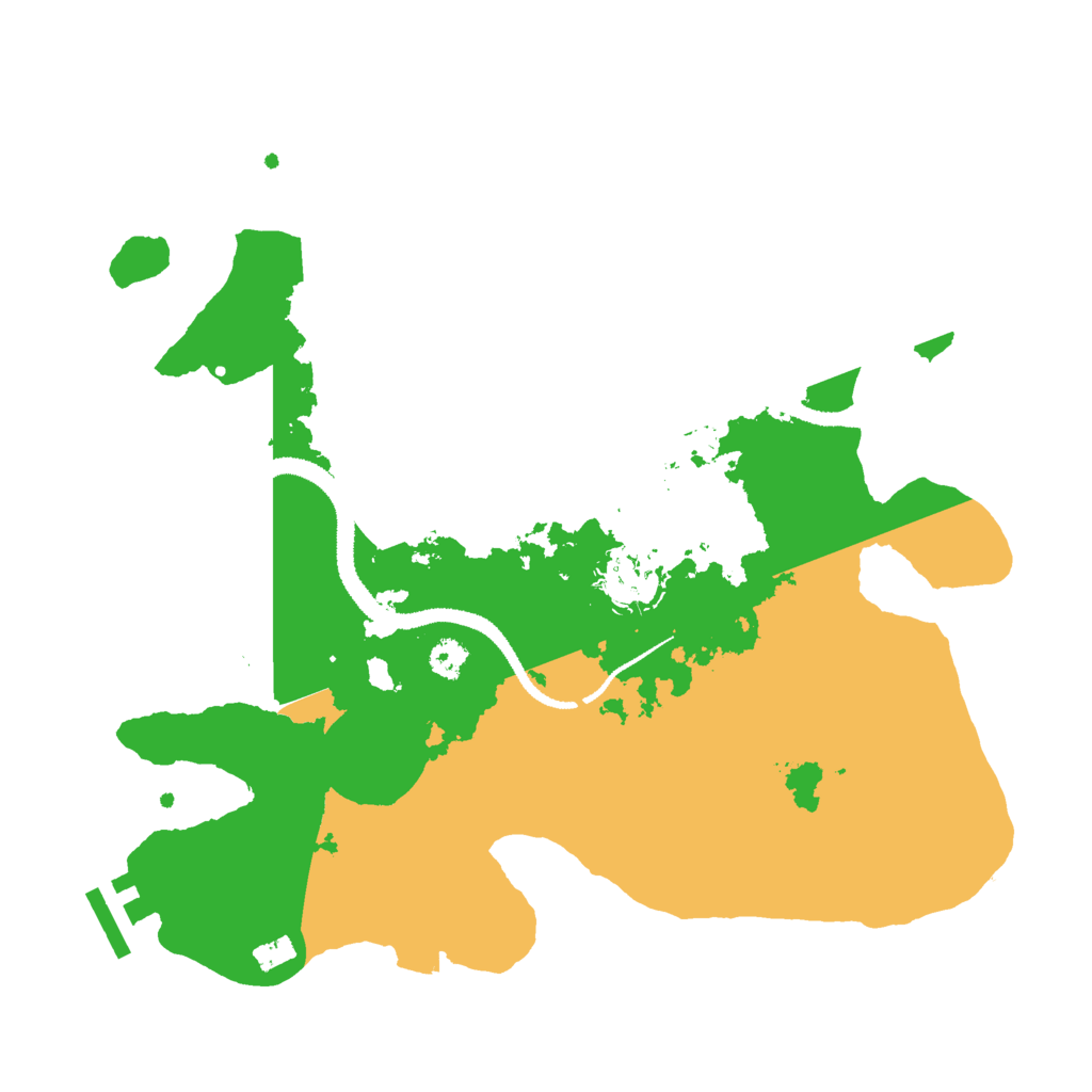 Biome Rust Map: Procedural Map, Size: 3000, Seed: 1665275025