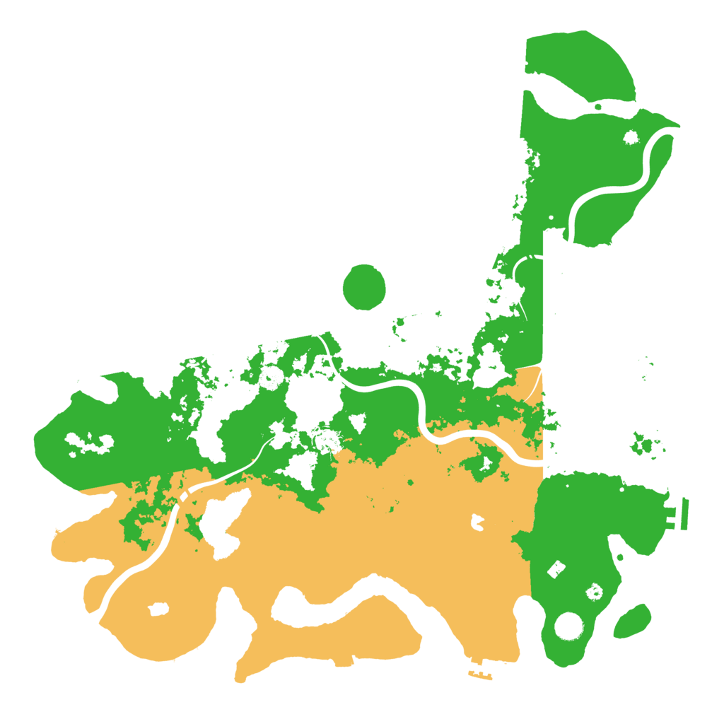 Biome Rust Map: Procedural Map, Size: 4500, Seed: 2020418750