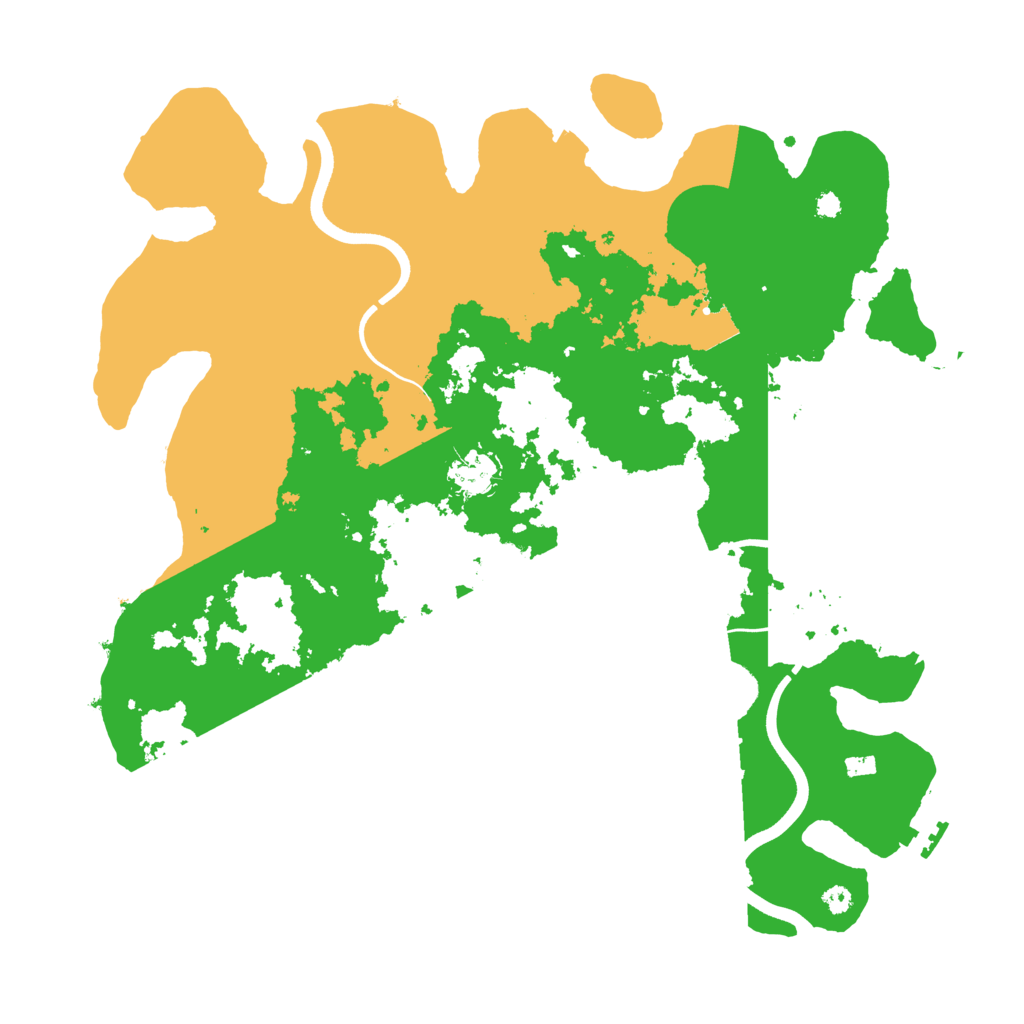 Biome Rust Map: Procedural Map, Size: 3700, Seed: 1081254939